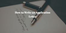 How to Write an Application Letter for Job Vacancy